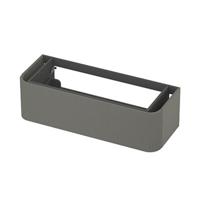 INK - Afgeronde Onderkast Gelakt 1 Lade Softclose met Gefreesd Front Tbv Grepen - 1200x450x350 Mm - Mat Beton Groen - thumbnail