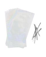 HEMA Uitdeelzakjes 22.5x22.5x11cm papier iridescent - 8 stuks - thumbnail