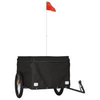 Fietstrailer 45 kg ijzer zwart - thumbnail