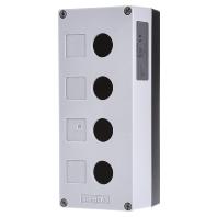 Siemens 3SU18040AA000AB1 Behuizing voor opdrachtapparaten, 22 mm, rond, kunststof, grijs, 4 commandos 1 stuk(s) Siemens 3SU18040AA000AB1 Behuizing voor opdrachtapparaten, 22 mm, rond, kunststof, grijs, 4 commandos 1 stuk(s)
