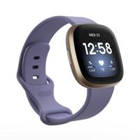 Fitbit Versa 3 & 4 / Sense 1 & 2 Sportbandje - Lila - Maat: S/M - thumbnail