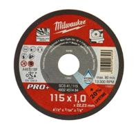 Milwaukee Dunne metaaldoorslijpschijven PRO+ SCS 41/115 x 1 x 22 mm 4932451484 - thumbnail