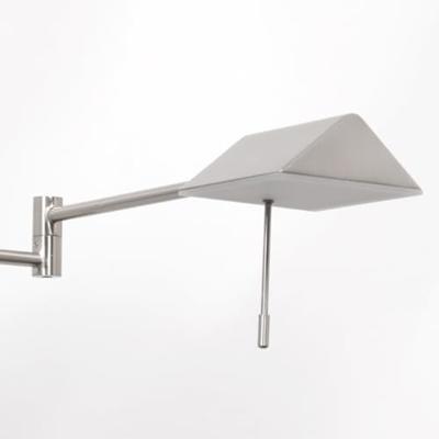 Steinhauer Wand leeslampRetina metaal grijs - 3402ST