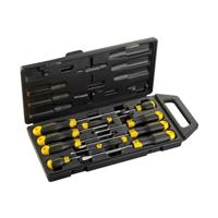 Stanley Handgereedschap 10-delige cushiongrip schroevendraaierset standaard/phillips - 2-65-005 - thumbnail