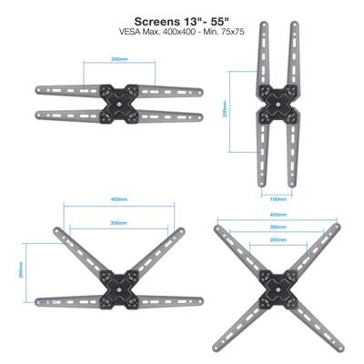Schermtafel Support TooQ LP1355TN-B