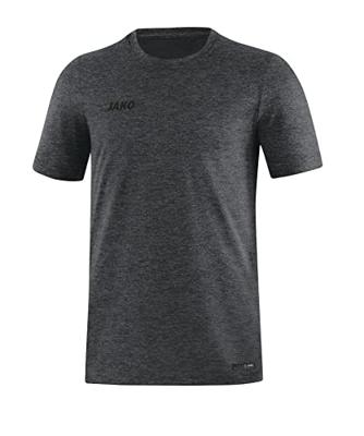 JAKO 6129 T-Shirt Premium Basics - Antraciet Gemeleerd - XL