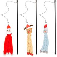 Kattenspeeltje Hengel Babbo Kerst 80 x 6 x 3 cm Flamingo Multicolor - thumbnail