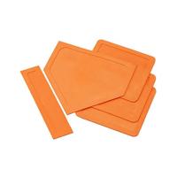 SET RUBBER BASEBALL BASES - 3 BASES AND 1 HOME BASE - thumbnail