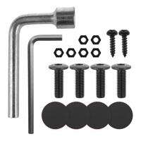 Maclean bureaustandaard voor monitor of laptop, gasveer, voor staand en zittend gebruik, zwart, MC-493 - thumbnail