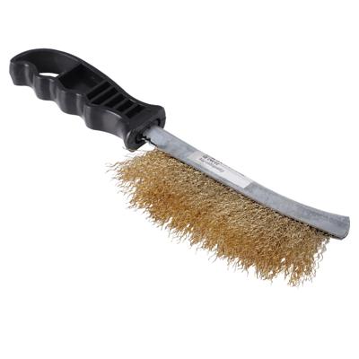 Copenhagen Pro staalborstel - vermessingd draad - kunststof handvat - 23.542.01