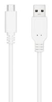 Nanocable 10.2.0 USB-kabel 3A USB-C-M 2 m Wit - thumbnail
