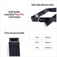 Polar PRO CHEST STRAP Riem Zwart - thumbnail