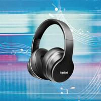 LogiLink BT0053 Over Ear koptelefoon Bluetooth Stereo Zwart Noise Cancelling - thumbnail