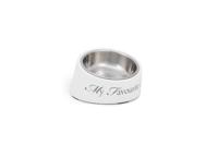 Designed by Lotte - Kattenvoerbak - Wit - Diam. 14 cm - thumbnail