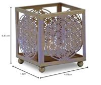Sfeerlicht Bloem des Levens (8 x 8 cm) - thumbnail