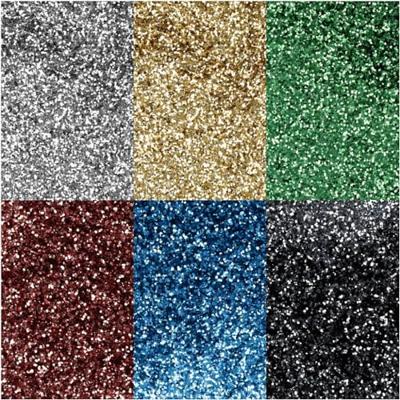 Creativ Company Bio glitter kleuren, 6x10gr