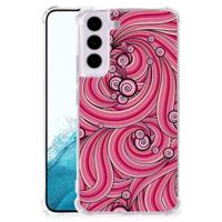 Samsung Galaxy S22 Back Cover Swirl Pink - thumbnail