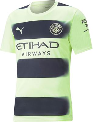 Manchester City 3rd Shirt Senior 2022/2023 - Maat S - Kleur: RoodZwart | Soccerfanshop