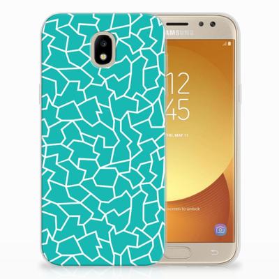 Samsung Galaxy J5 2017 | Hoesje maken | Cracks Blue
