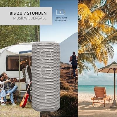 Mobile Beat PBS 3600 Bluetooth luidspreker Lichtgrijs