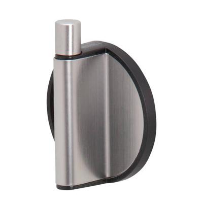 Handdoekhaak Tiger Tune met Zwarte Ophang RVS Geborsteld