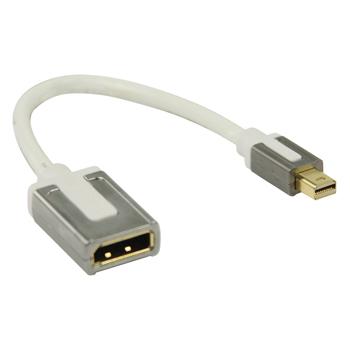 Mini DisplayPort Kabel Mini-DisplayPort Male - DisplayPort Female 0.20 m Wit