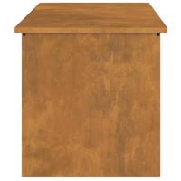 Buitenopslagdoos Bruin 100 x 50.5 x 50 cm Cortenstaal - thumbnail