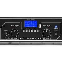Fenton FPL2000 Digitale Versterker 2x 1000 Watt met Bluetooth, USB en MP3 Speler - thumbnail