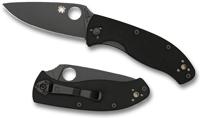 Spyderco Tenacious Zwart Mes Vastmes Zwart - thumbnail