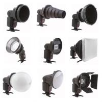 Falcon eyes universele speedlite camera flitser strobist set sga-k9 - thumbnail