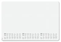 Sigel SI-HO301 Designonderlegger A2 Punt-Gelijnd + Kalender 2024/25/26 Wit 30 Vel - thumbnail