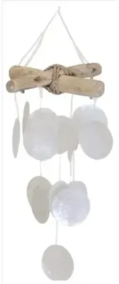 Mega Collections Windgong Xana Capice 15x28cm | Windgong met schelpen