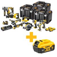 DeWALT DCK1012P4T Accu combiset 10-delig 18V XR 5.0Ah in TSTAK - thumbnail