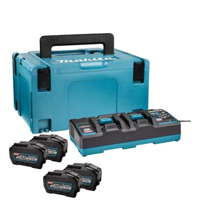 Makita Accu Starterset XGT DC40RB 4xBL4050F - 191U42-2