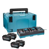 Makita Accu Starterset XGT DC40RB 4xBL4050F - 191U42-2 - thumbnail