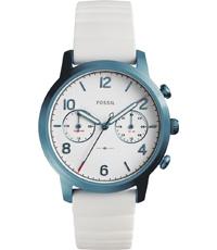 Horlogeband Fossil ES4235 Silicoon Wit 18mm Horlogeband Fossil ES4235 Silicoon Wit 18mm