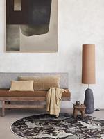 Essenza Essenza knitted Ajour plaid Fern yellow 130x170 - thumbnail