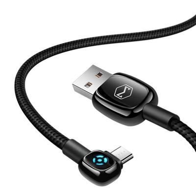 Mcdodo CA-5932 specht serie 90 graden auto los micro USB naar USB-kabel lengte: 1 5 m (zwart)