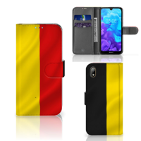 Huawei Y5 (2019) | Bookstyle Case | Belgische Vlag - thumbnail