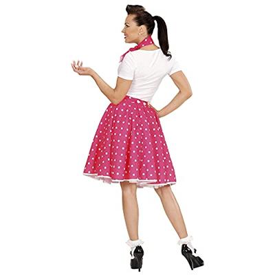 50&apos;s Rok Roze Met Sjaaltje