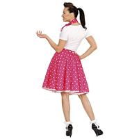 50&apos;s Rok Roze Met Sjaaltje - thumbnail