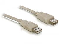 Delock 82240 Verlengkabel USB 2.0 Type-A male naar USB 2.0 Type-A female 3 m beige - thumbnail