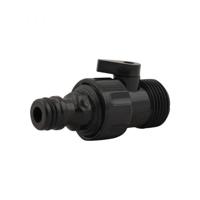 Koppeling 3/4" met kraan - thumbnail