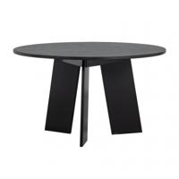 WOOOD Ronde Eettafel 'Fries' Eiken, 129cm - thumbnail