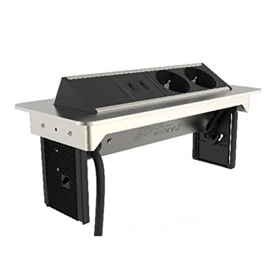 E2 inschuifbare stekkerdoos, 2-voudig stopcontact en 2 x USB inbouw stekkerdoos geschikt voor keuken, woonkamer en kantoor multifunctionele stekkerdoos met 2 standaard stopcontacten, 2 USB-poorte E2 inschuifbare stekkerdoos, 2-voudig stopcontact en 2 x USB inbouw stekkerdoos geschikt voor keuken, woonkamer en kantoor multifunctionele stekkerdoos met 2 standaard stopcontacten, 2 USB-poorte