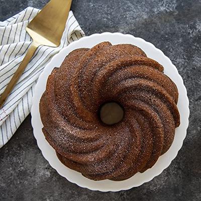 Nordic Ware Tulband / Bakvorm - Swirl Bundt Goud - Gietaluminium - ø 24 cm / 2.4 liter