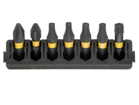 DeWalt Accessoires Bitset | Houder + IMPACT Torsion | 25 mm | PBitset | H2 x1, PZ2 x1, T20 x2, T25 x2, T30 x1 - DT70810-QZ - thumbnail