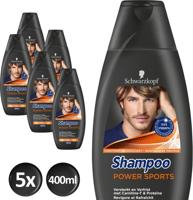Schwarzkopf Shampoo For Men Sports - 5 x 400ml - thumbnail