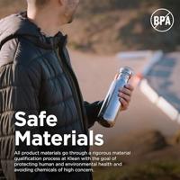 Klean Kanteen Rvs "loop cap" schroefdop - bamboe - thumbnail