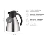alfi Bono Thermoskan RVS, Zwart 1 l 787205100 - thumbnail